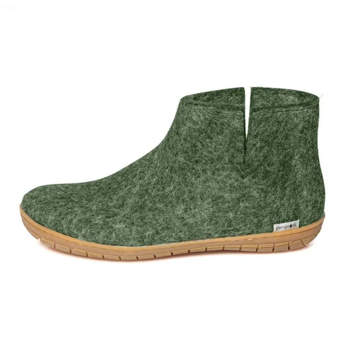 Glerups - ankle shoe with rubber soles - forest