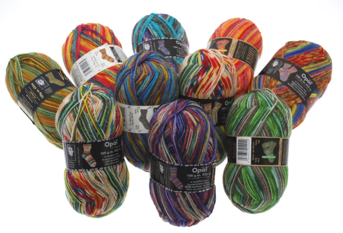 3 skeins of mixed Opal Sock Yarn - discount