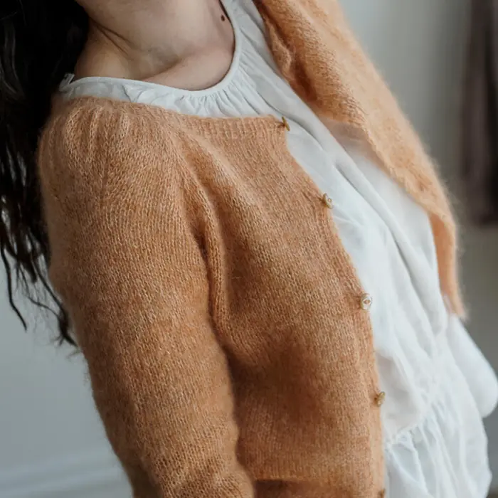 Refined Knitwear Casia Cardigan Mohair Only KIT