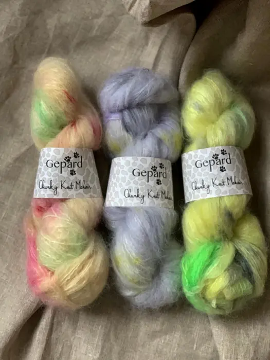 Gepard Chunky Knit Mohair - Handdyed by Sus Gepard