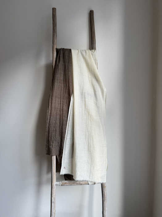 Hånd vævet Cashmere tørklæde