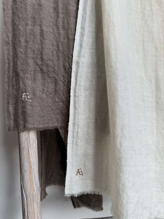 Hånd vævet Cashmere tørklæde