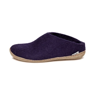 Glerups - felt slipper - purple