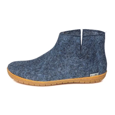Glerups - ankle shoe with rubber soles - denim